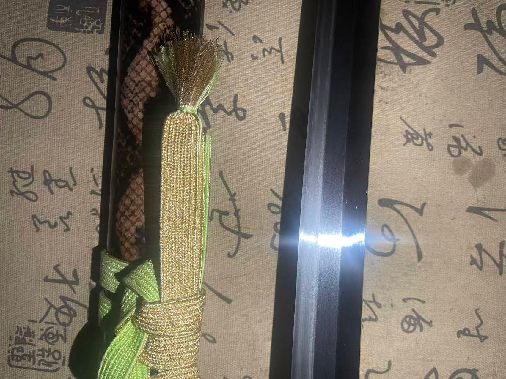 Cloudhammer Katana - Grass Viper - Tamahagane