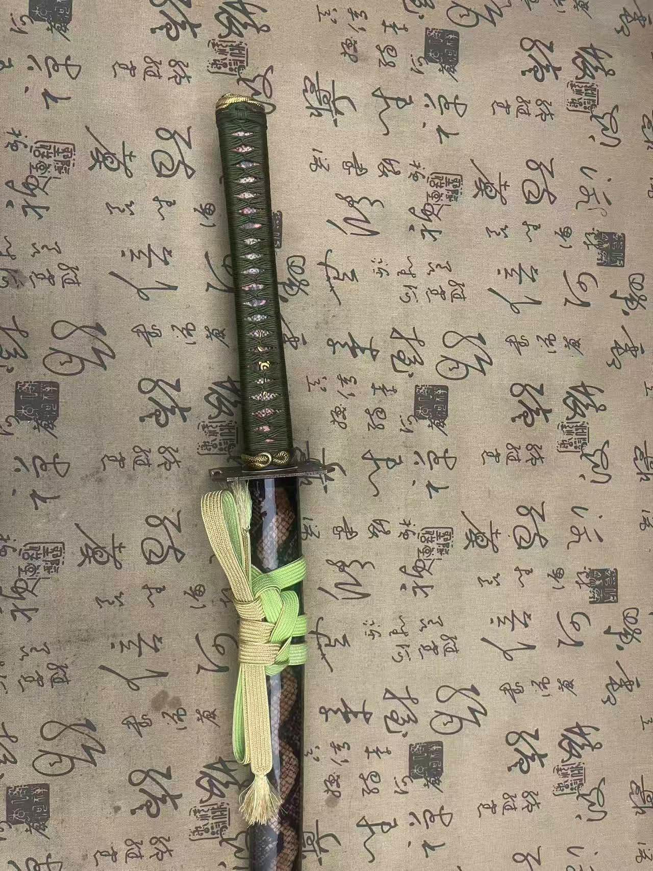 Cloudhammer Katana - Grass Viper - Tamahagane