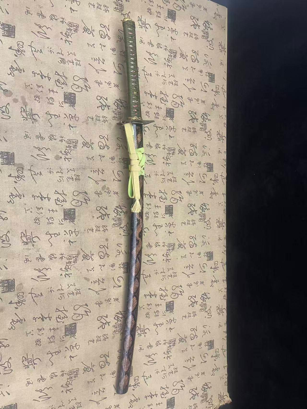 Cloudhammer Katana - Grass Viper - Tamahagane