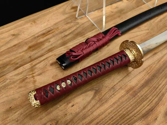 Cloudhammer Katana - Crimson Blossom Elite - sx105v Japanese tool Steel