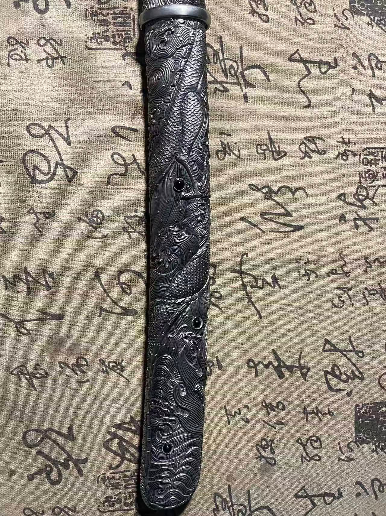 Cloudhammer Aikuchi Tanto