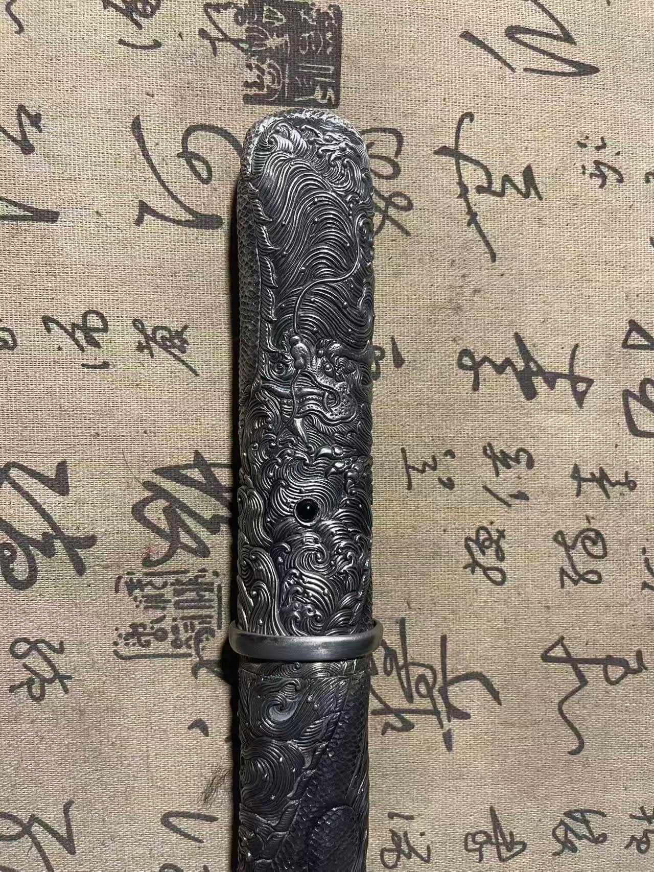 Cloudhammer Aikuchi Tanto