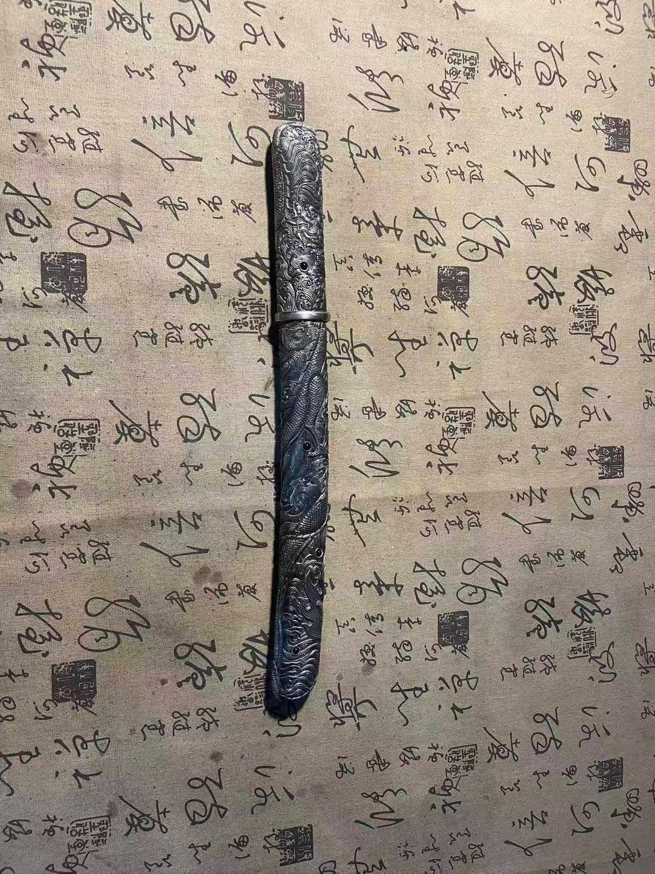Cloudhammer Aikuchi Tanto