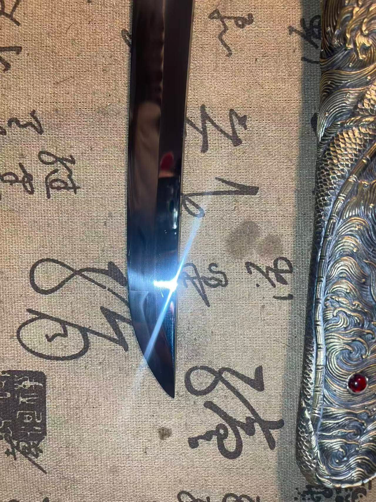 Cloudhammer Aikuchi Tanto