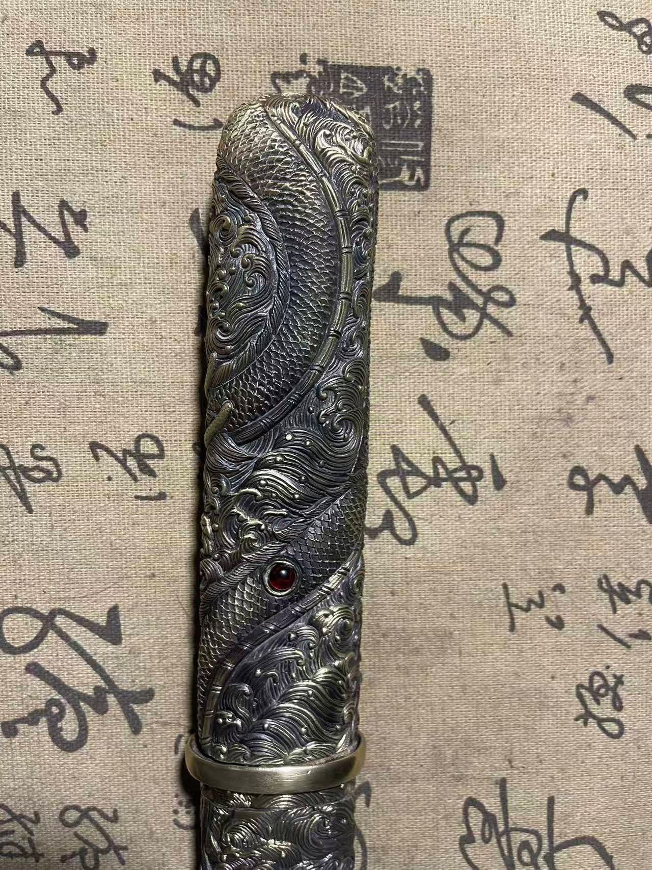 Cloudhammer Aikuchi Tanto