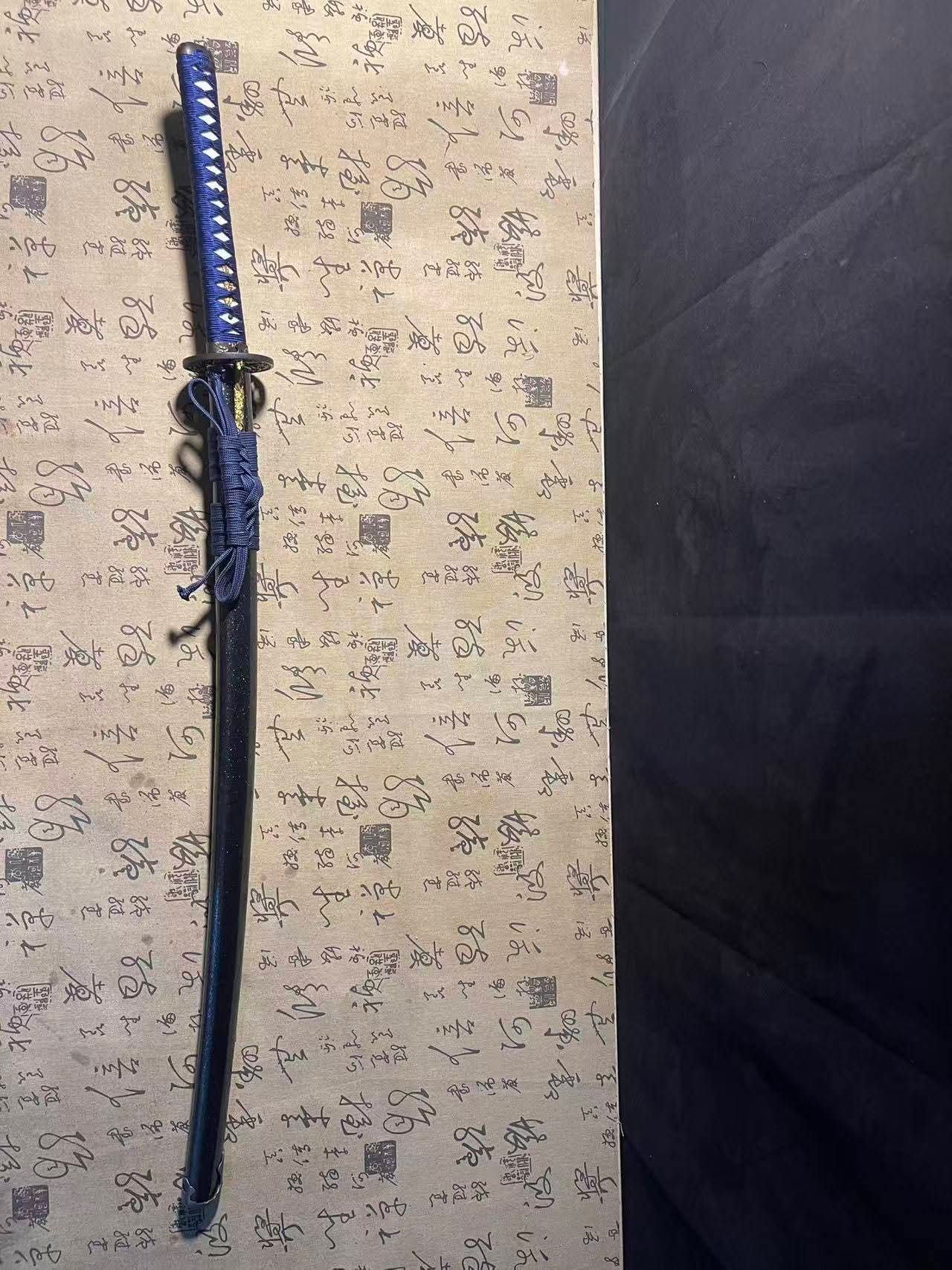Cloudhammer Katana - Hidden Dragon, Summer Tide - sx105v Japanese Tool Steel - Ko-Choji Hamon