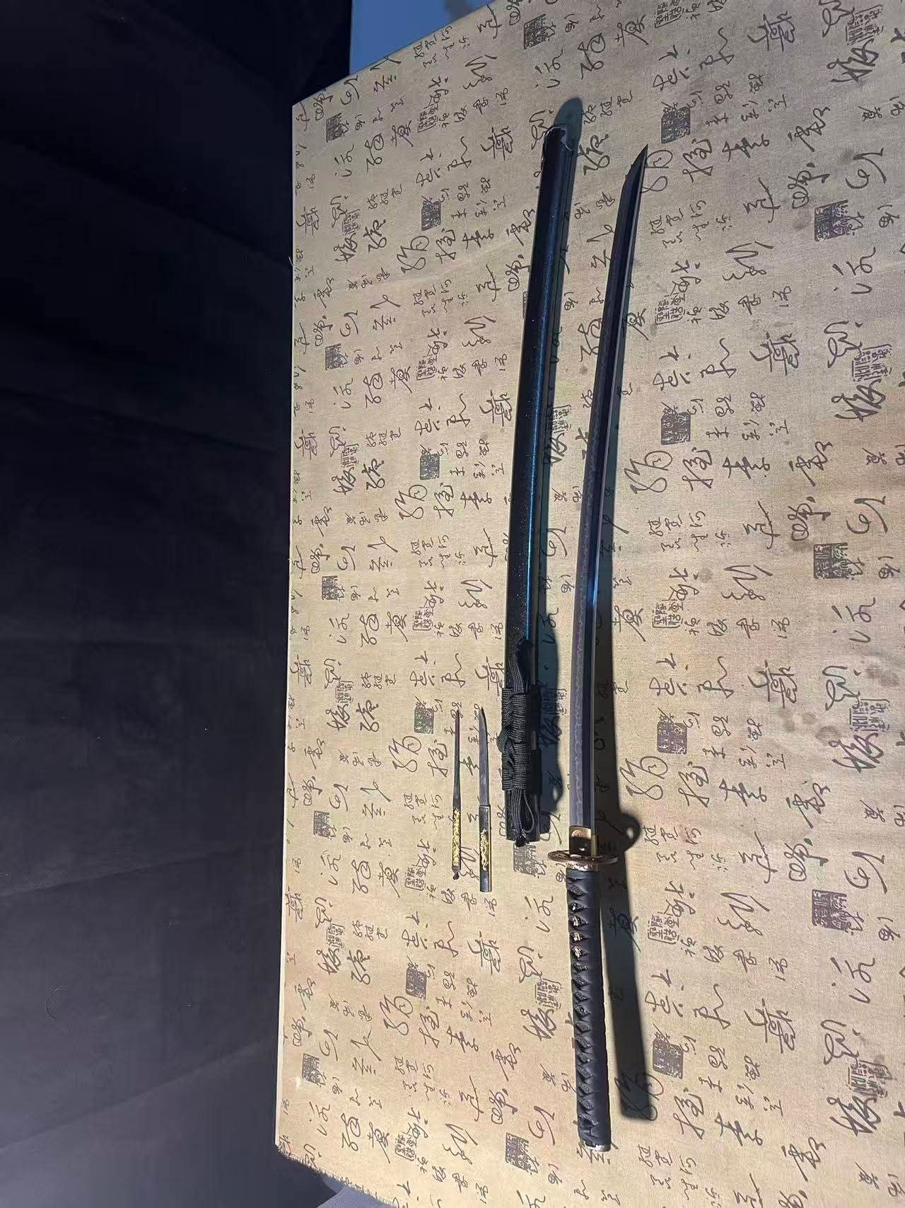 Cloudhammer Katana - Hidden Dragon, Tsunami Dragon - sx105v Japanese Tool Steel - Ko-Choji Hamon
