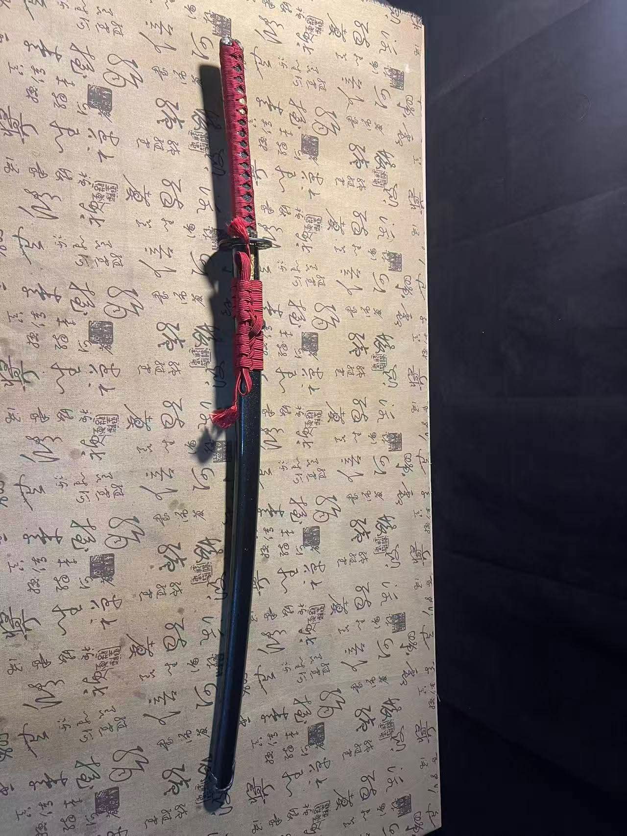 Cloudhammer Katana - Hidden Dragon, Sakura Burst - sx105v Japanese Tool Steel - Ko-Choji Hamon