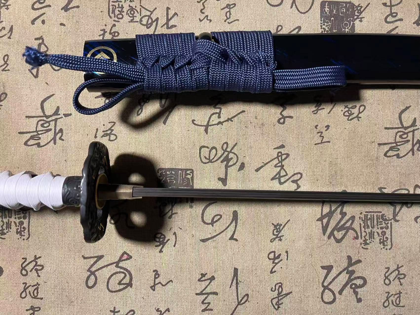 Cloudhammer Ghost of Tsushima Storm of Clan Sakai Katana - copper Damascus