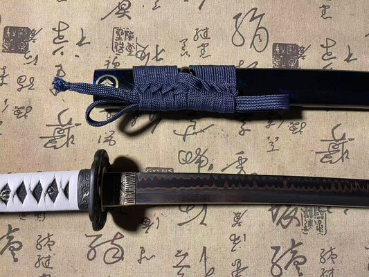 PRE-ORDER Cloudhammer Ghost of Tsushima Storm of Clan Sakai Katana - copper Damascus