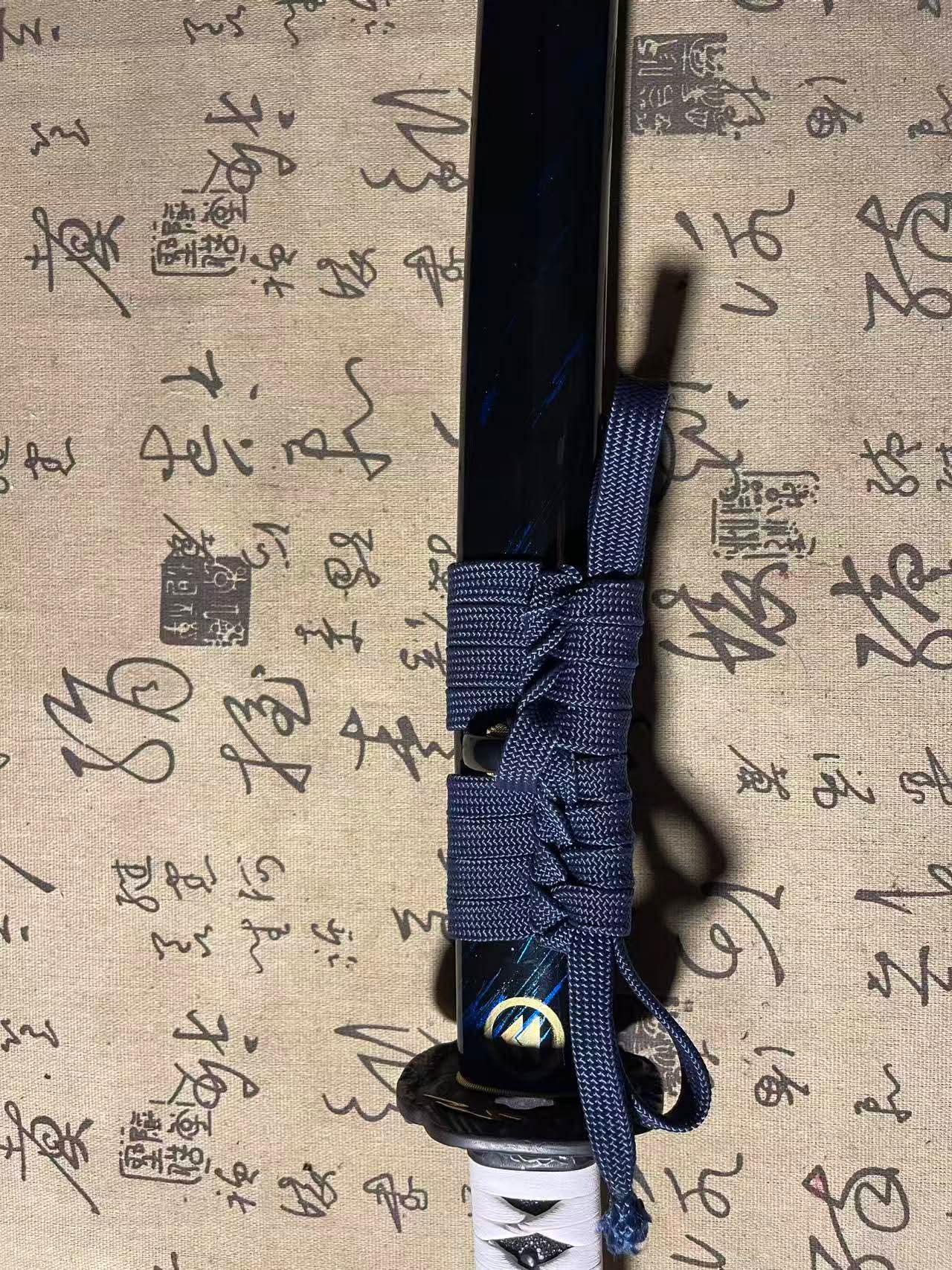 Cloudhammer Ghost of Tsushima Storm of Clan Sakai Katana - copper Damascus