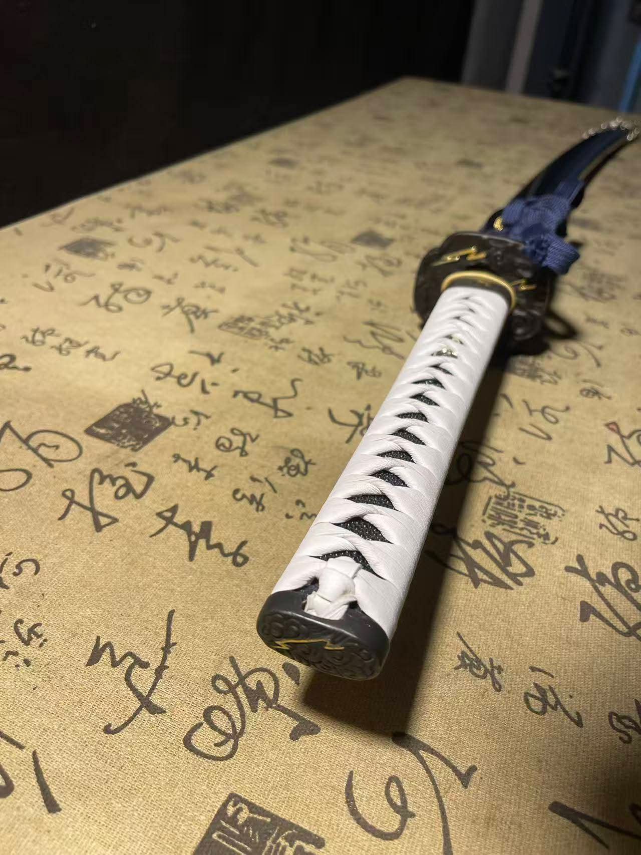 Cloudhammer Ghost of Tsushima Storm of Clan Sakai Katana - copper Damascus
