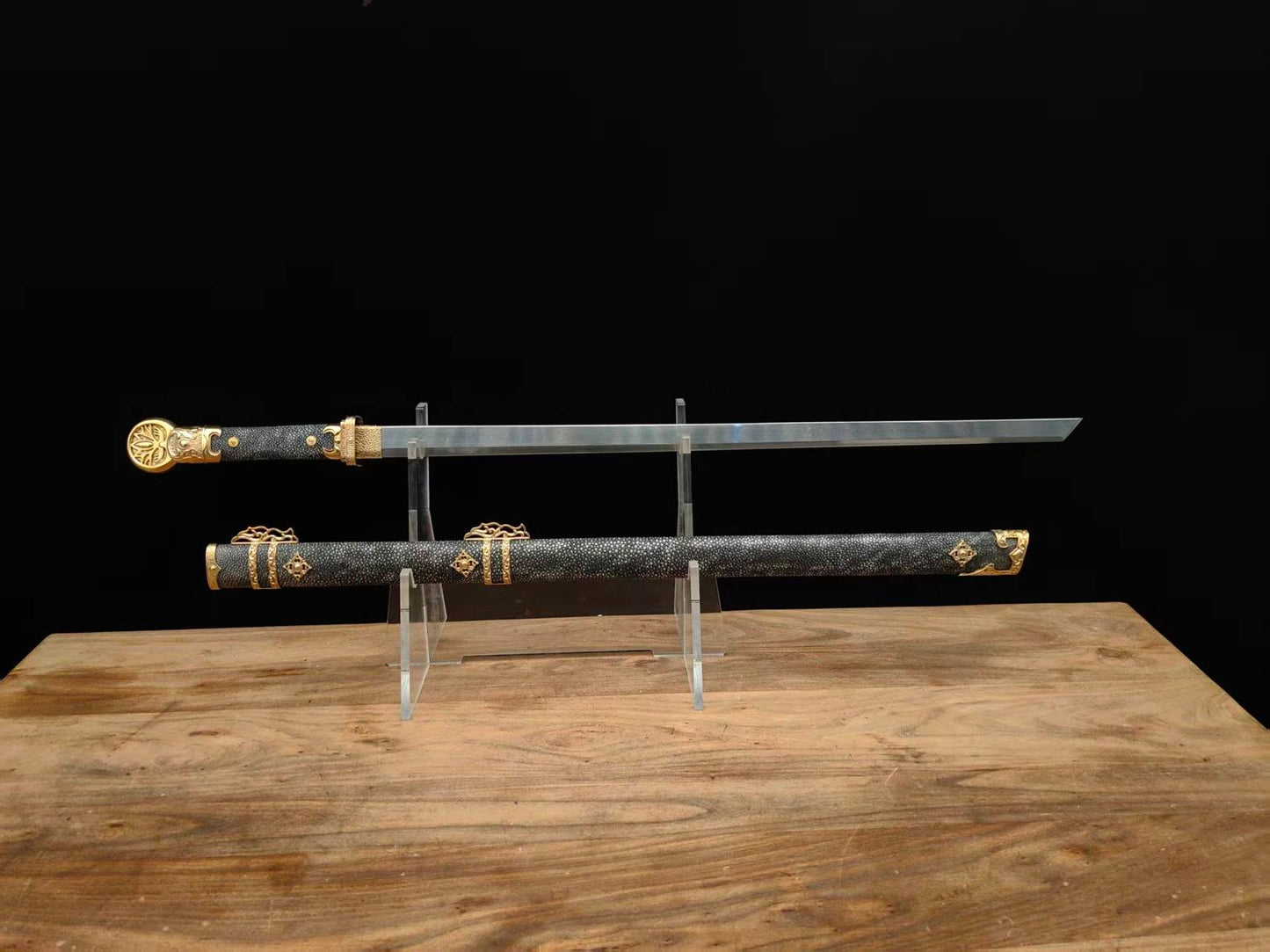 Cloudhammer Tang Dao - Pattern Welded W2 + sx105v