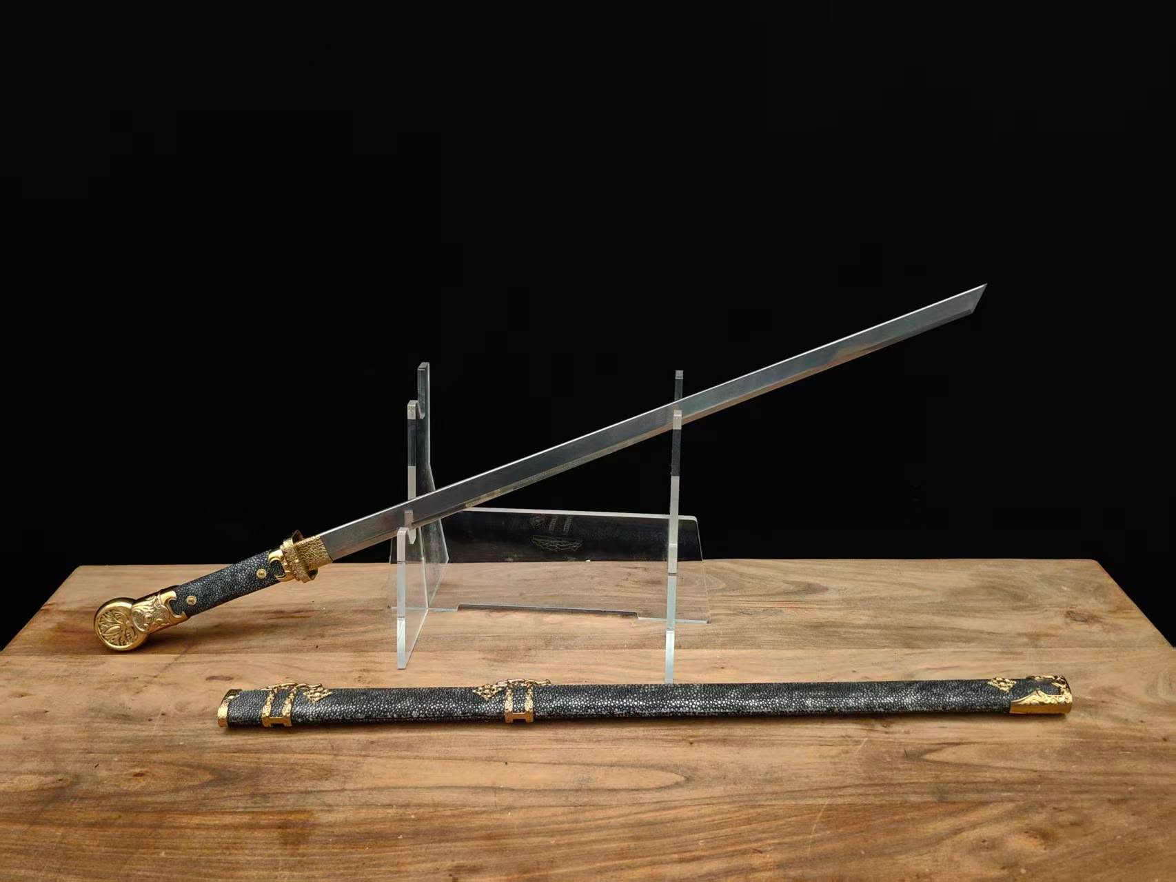 PRE-ORDER Cloudhammer Tang Dao - Pattern Welded W2 + sx105v