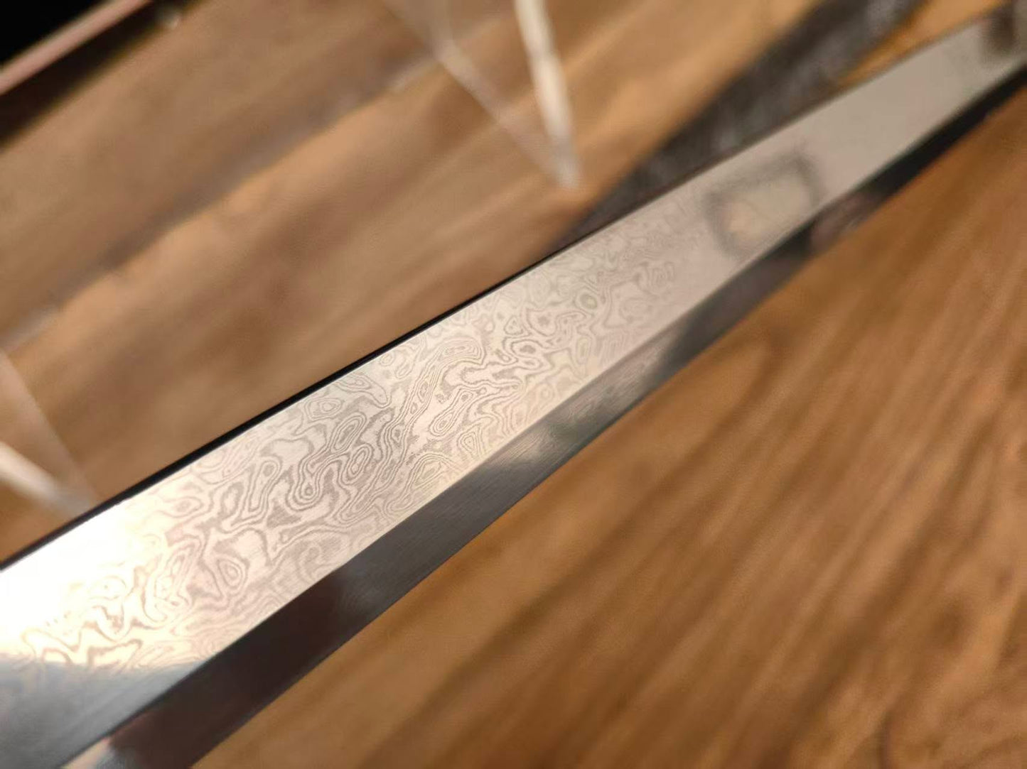Cloudhammer Tang Dao - Pattern Welded W2 + sx105v