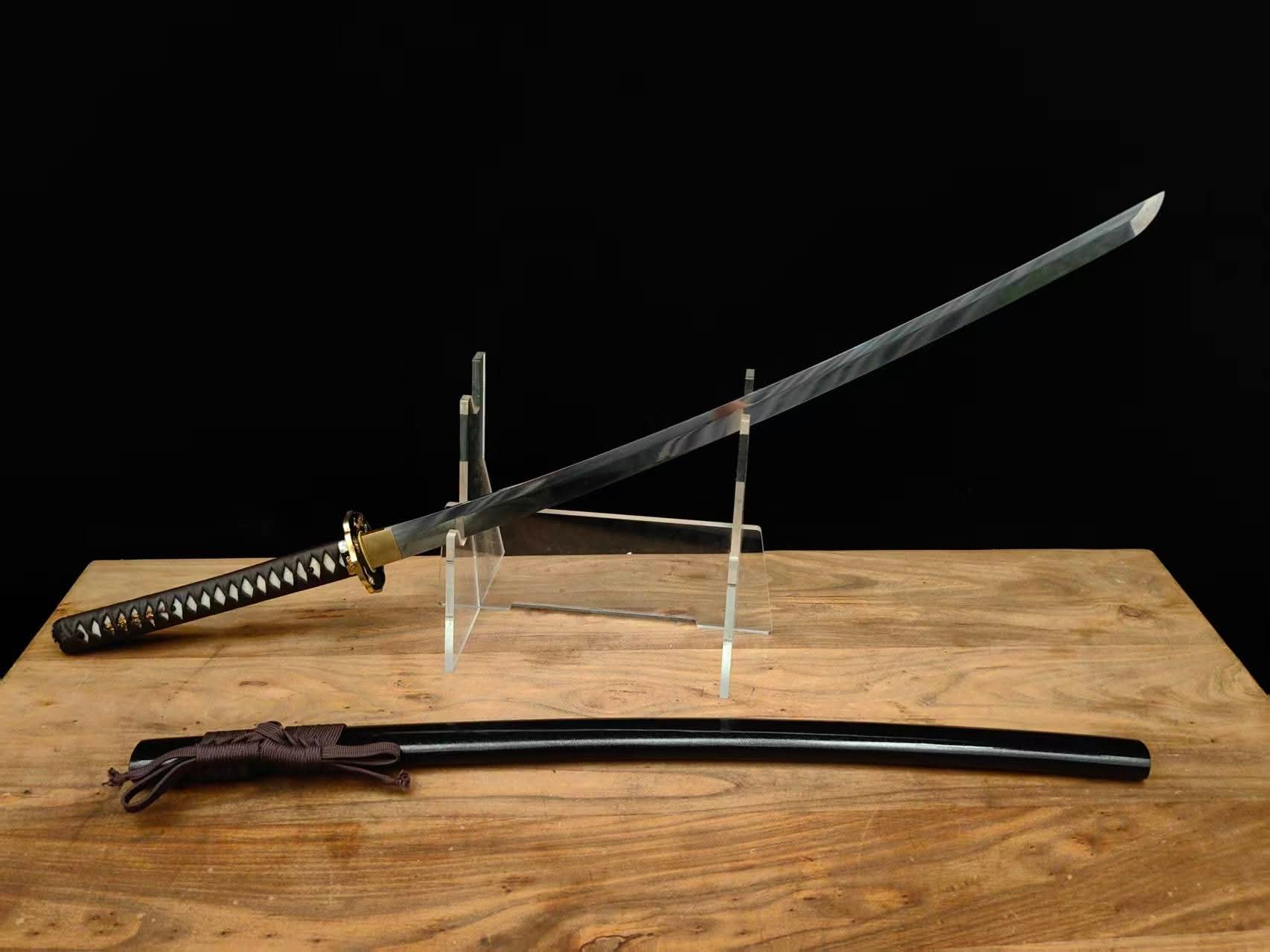 Cloudhammer Kinnoto Katana - Umber Dragon - s5e shock steel