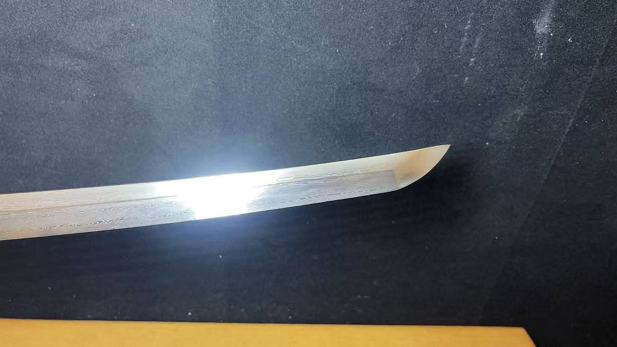 Cloudhammer Heian Efu Tachi - 80cm - folded steel, Differentially Hardened
