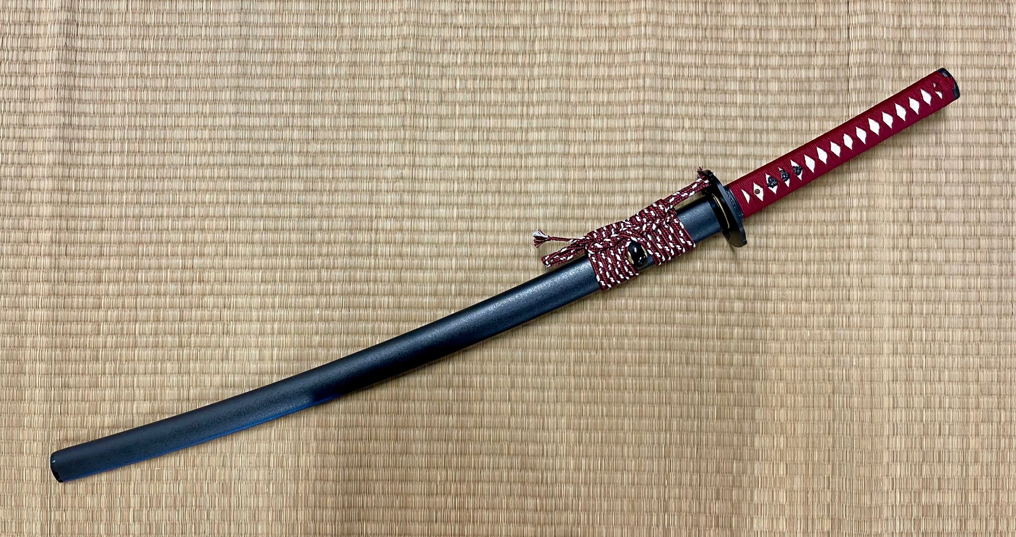 Moritaka Vortex - Crimson Sakura Katana - Spring Steel 9260