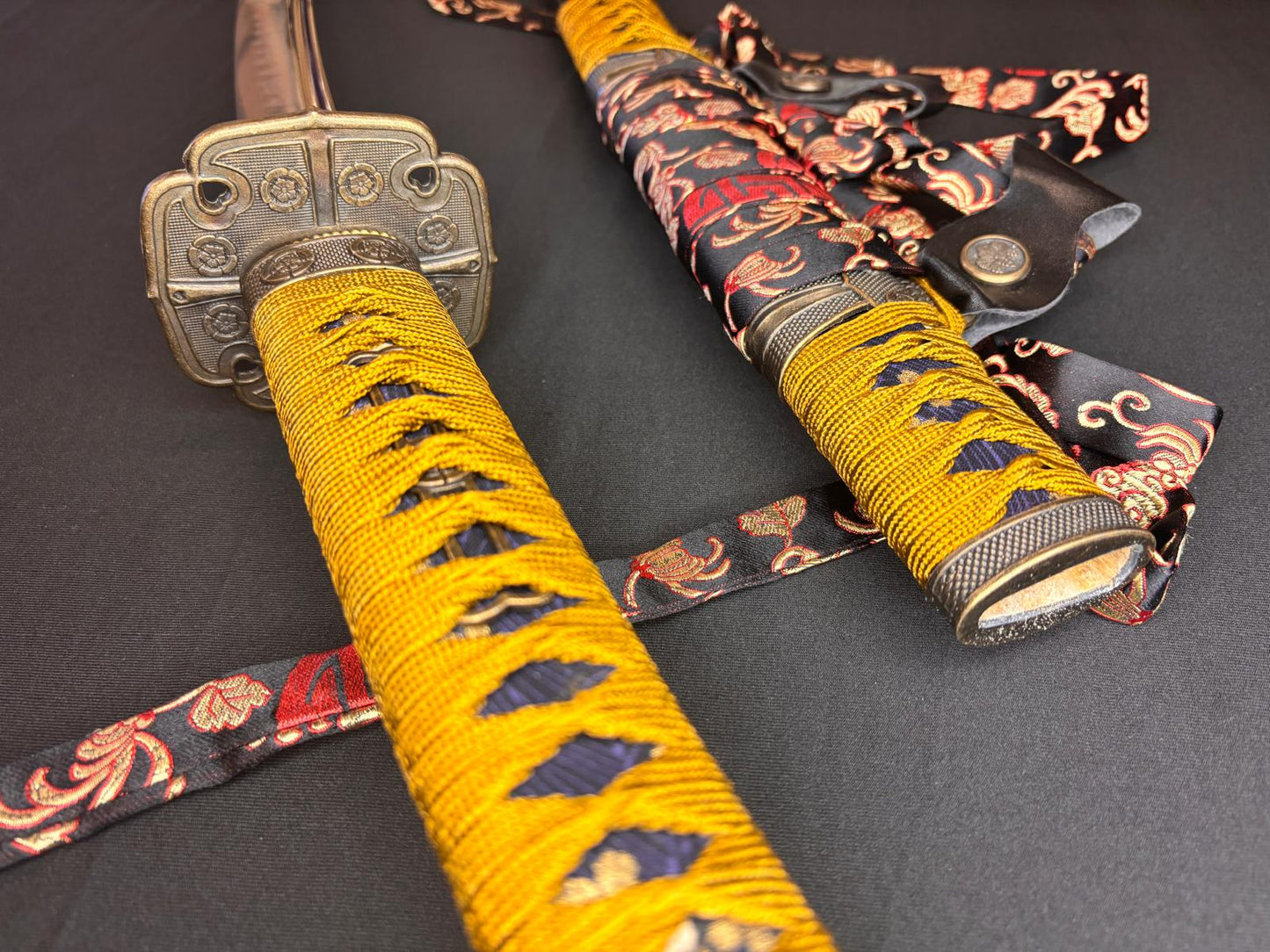 Phoenix Armory Deeply Curved Tachi -  Golden Conqueror