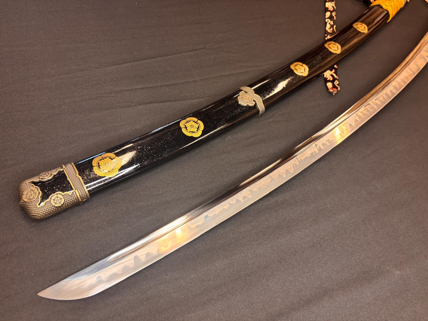 Phoenix Armory Deeply Curved Tachi -  Golden Conqueror