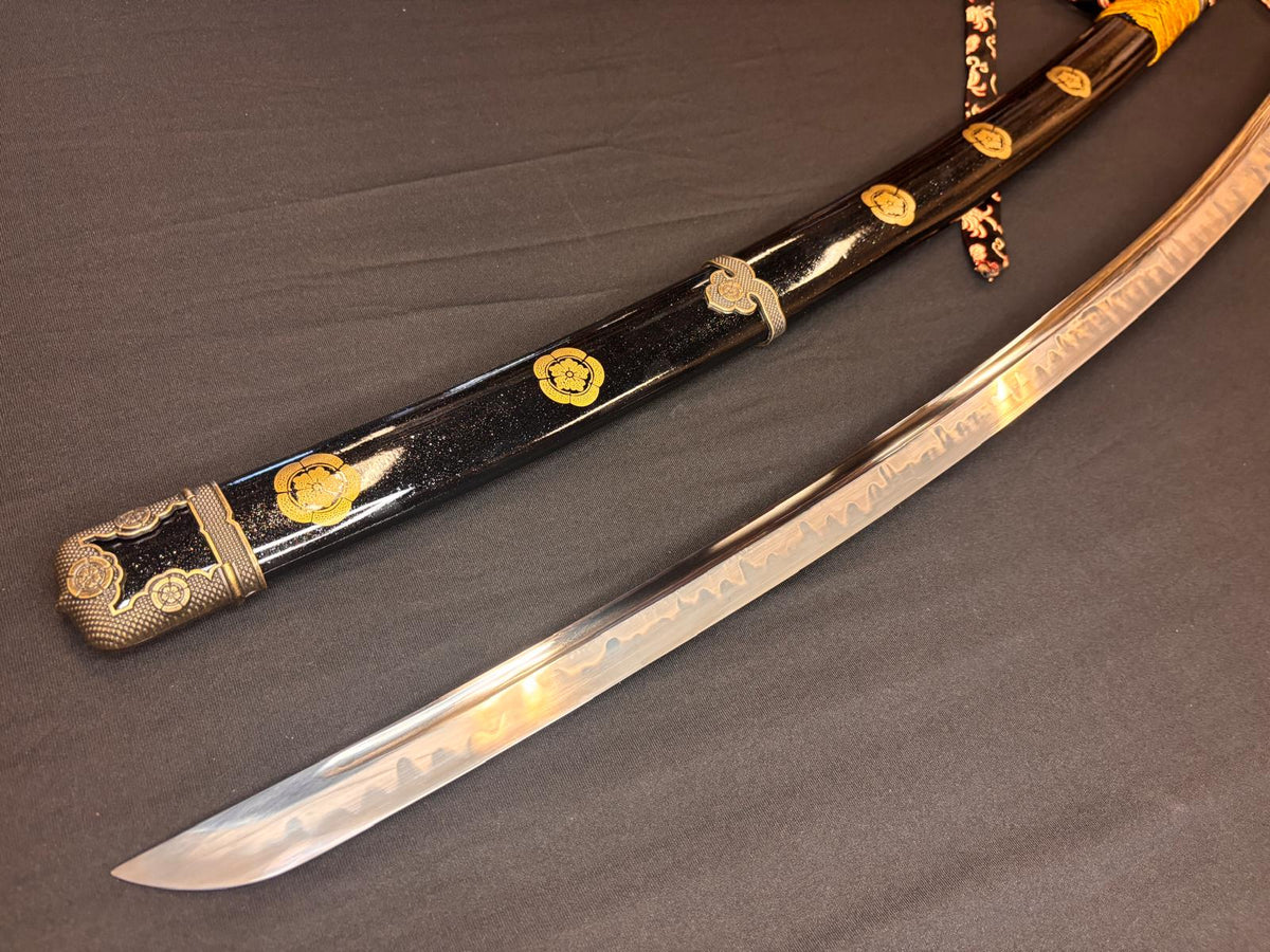 Phoenix Armory Warrior Arc Deeply Curved Tachi -  Golden Conqueror