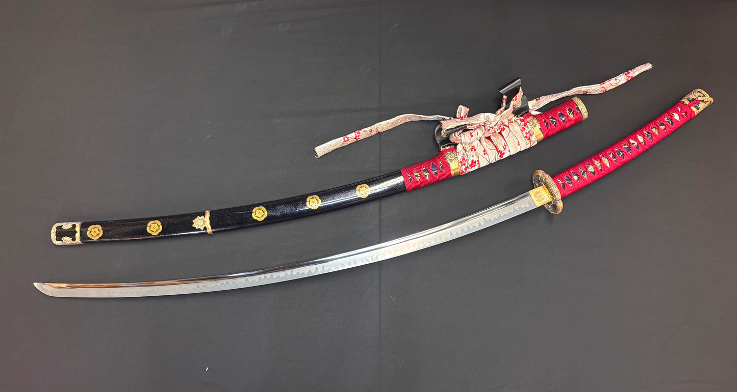 Phoenix Armory Deeply Curved Tachi - Sakura Chrysanthemum