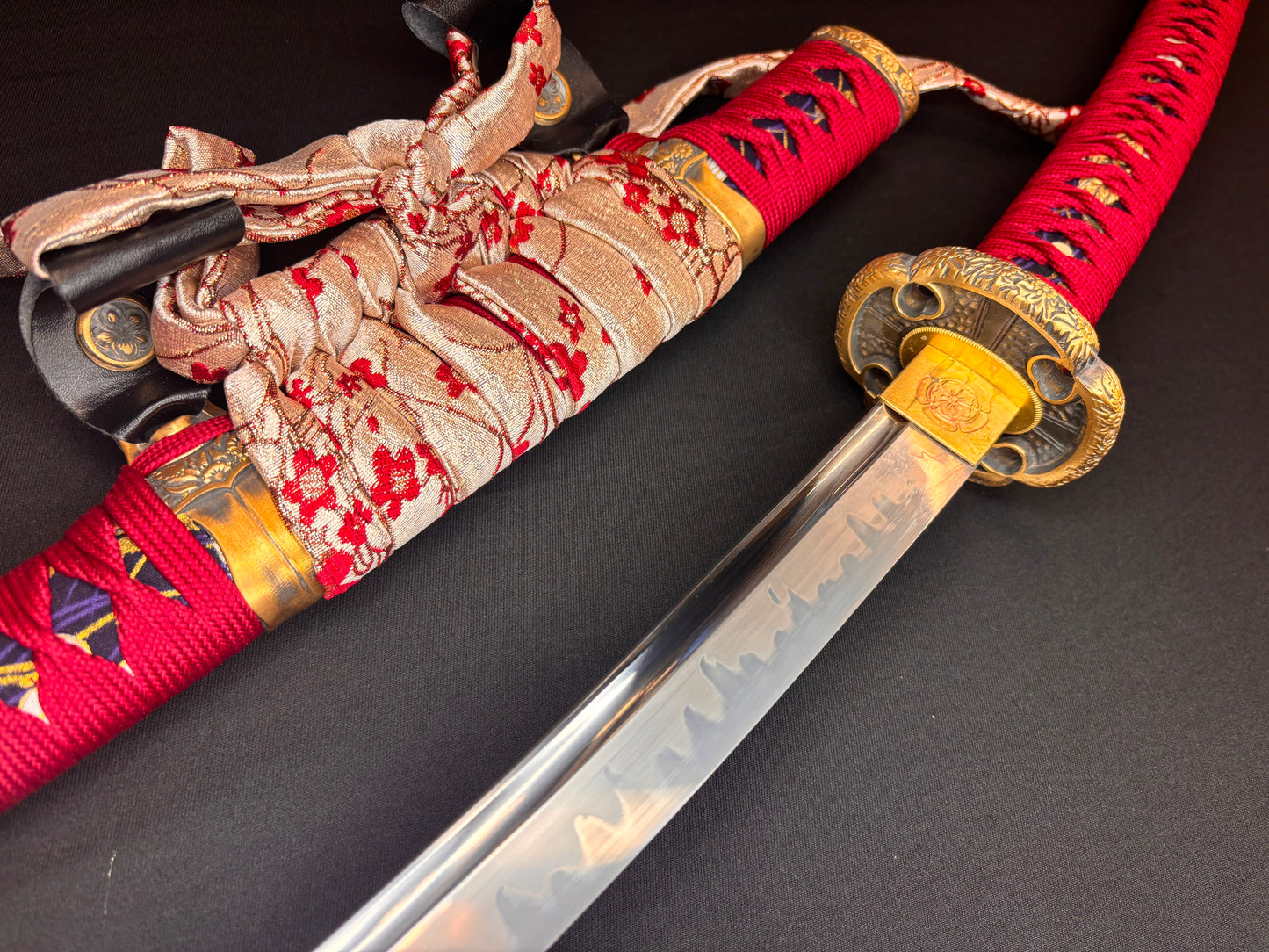 Phoenix Armory Deeply Curved Tachi - Sakura Chrysanthemum