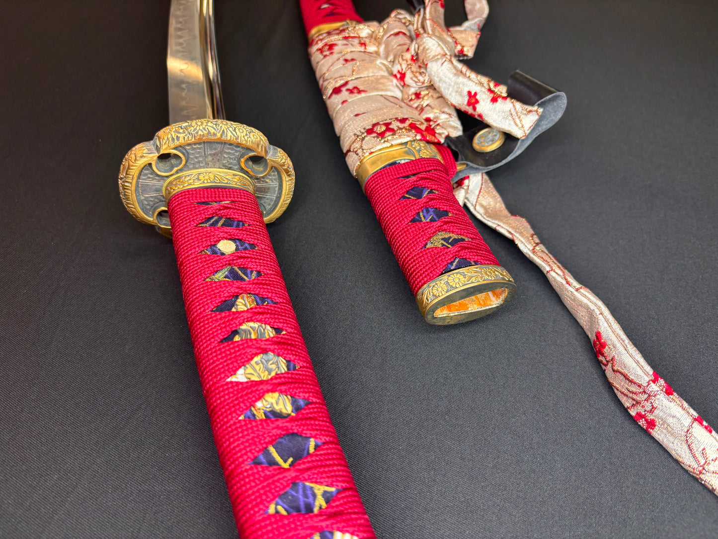 Phoenix Armory Deeply Curved Tachi - Sakura Chrysanthemum