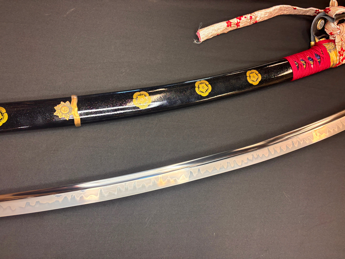 Phoenix Armory Deeply Curved Tachi - Sakura Chrysanthemum