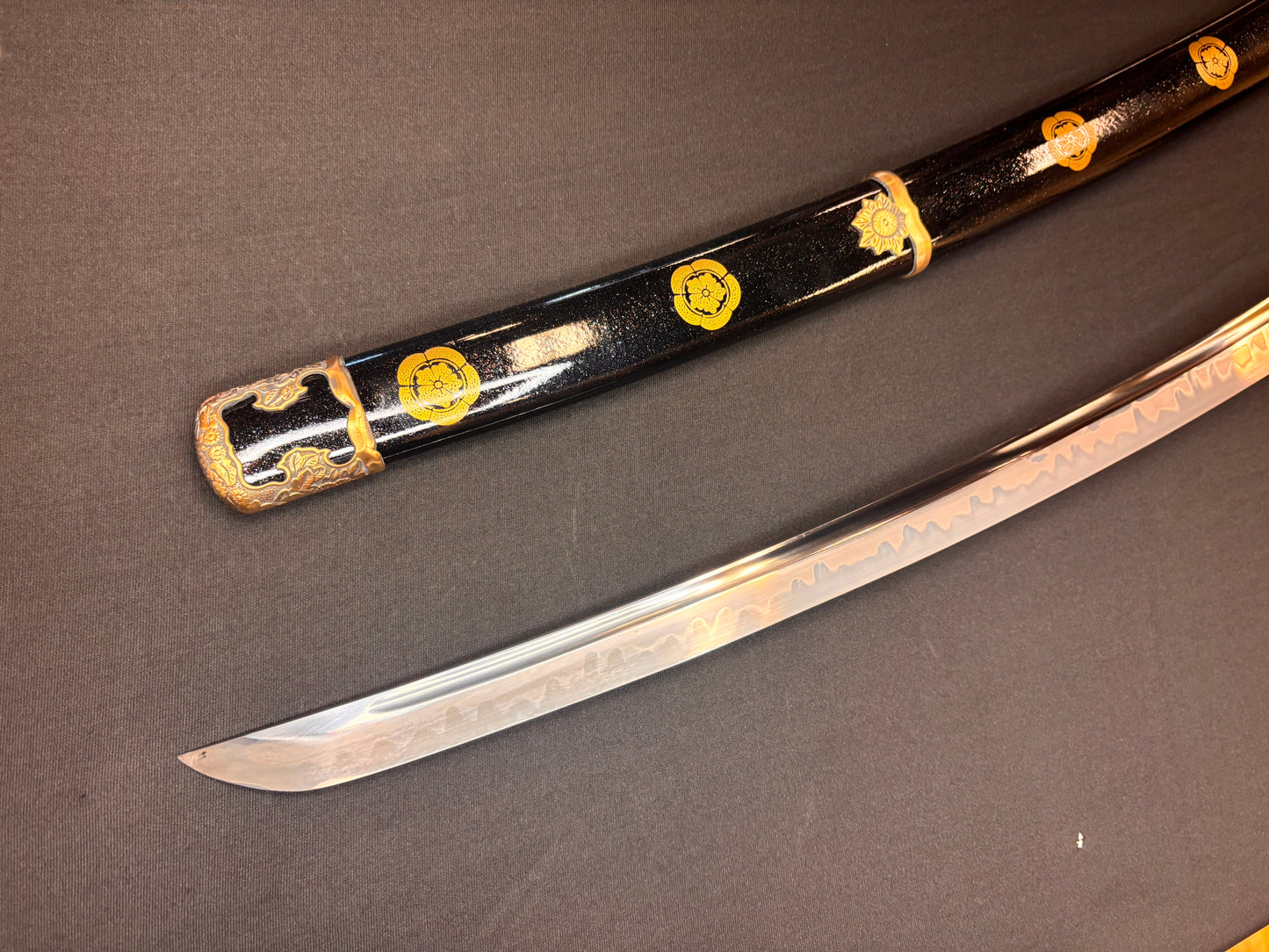Phoenix Armory Deeply Curved Tachi - Sakura Chrysanthemum
