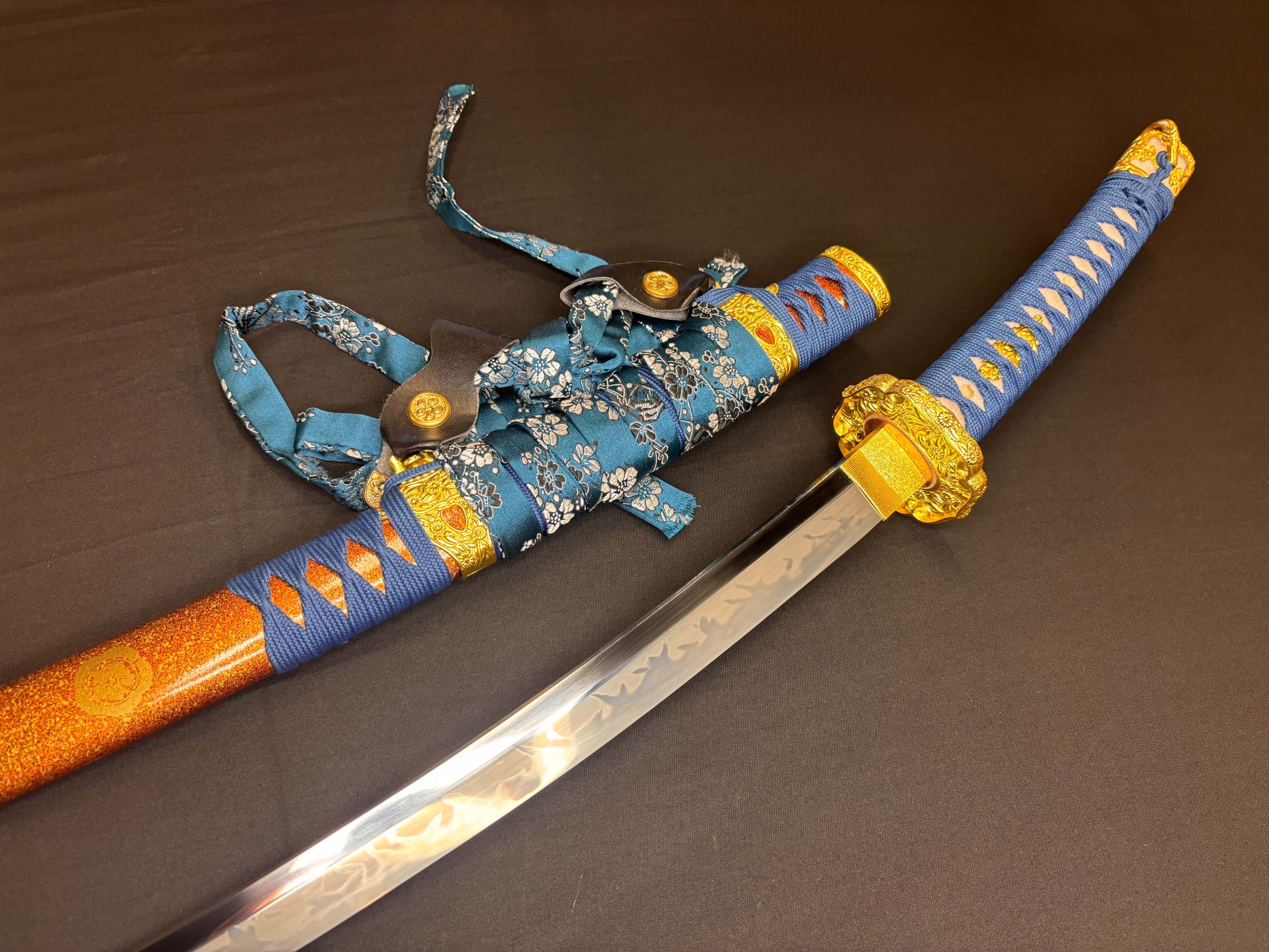 Phoenix Armory Tachi - Blue Gold Sakura