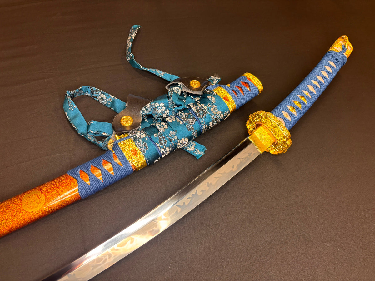 Phoenix Armory Tachi - Blue Gold Sakura