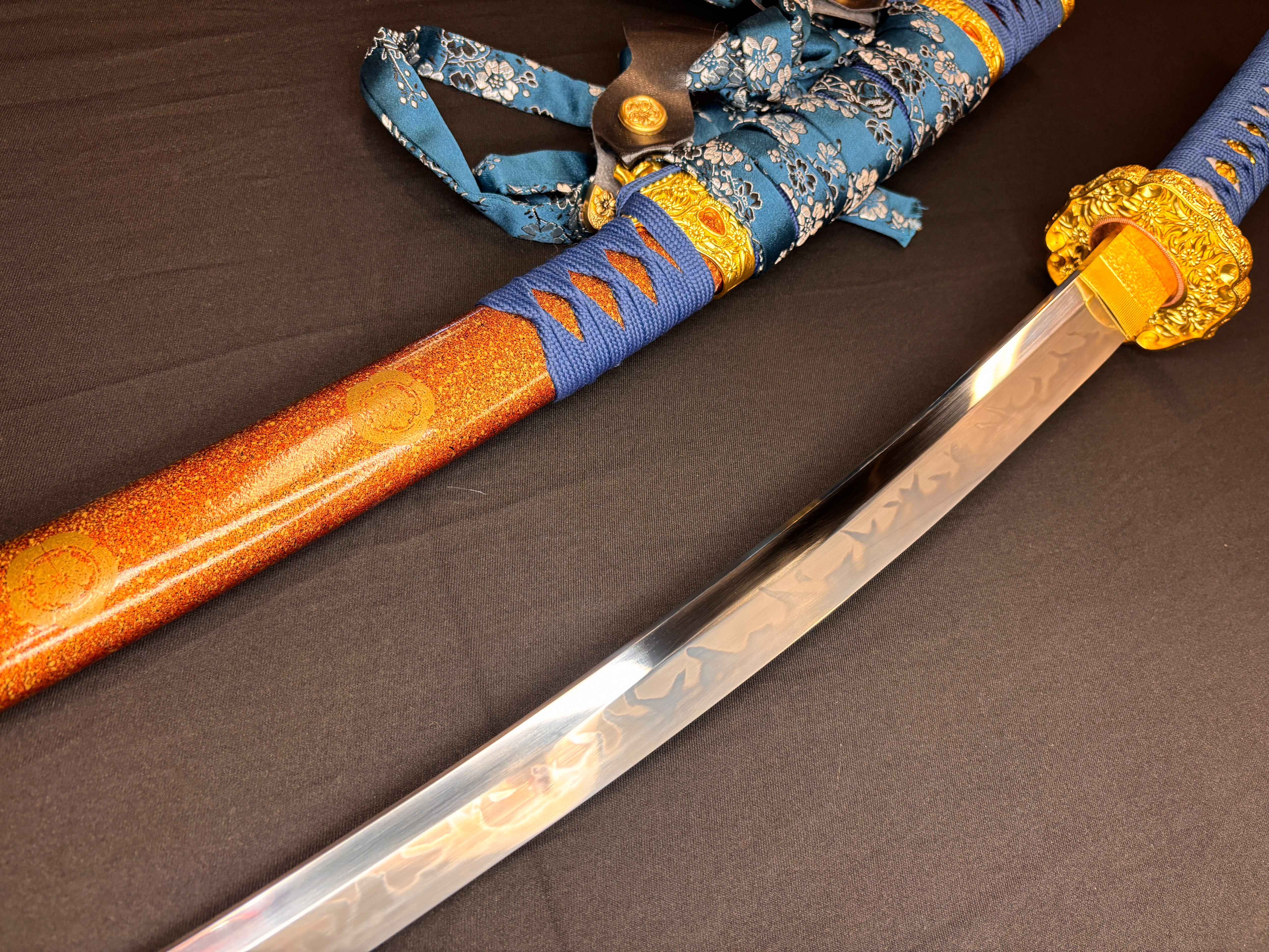 Phoenix Armory Tachi - Blue Gold Sakura