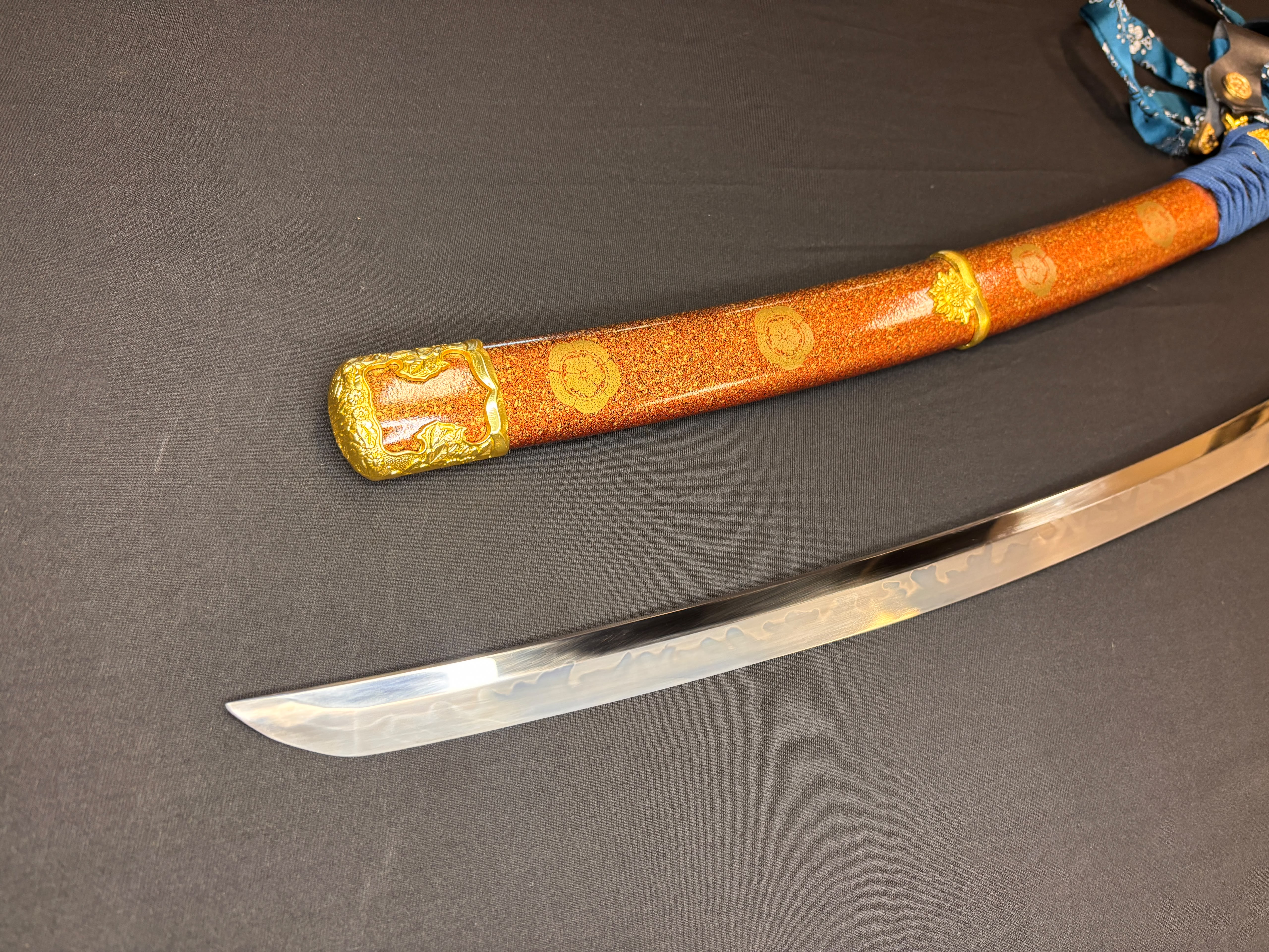 Phoenix Armory Tachi - Blue Gold Sakura