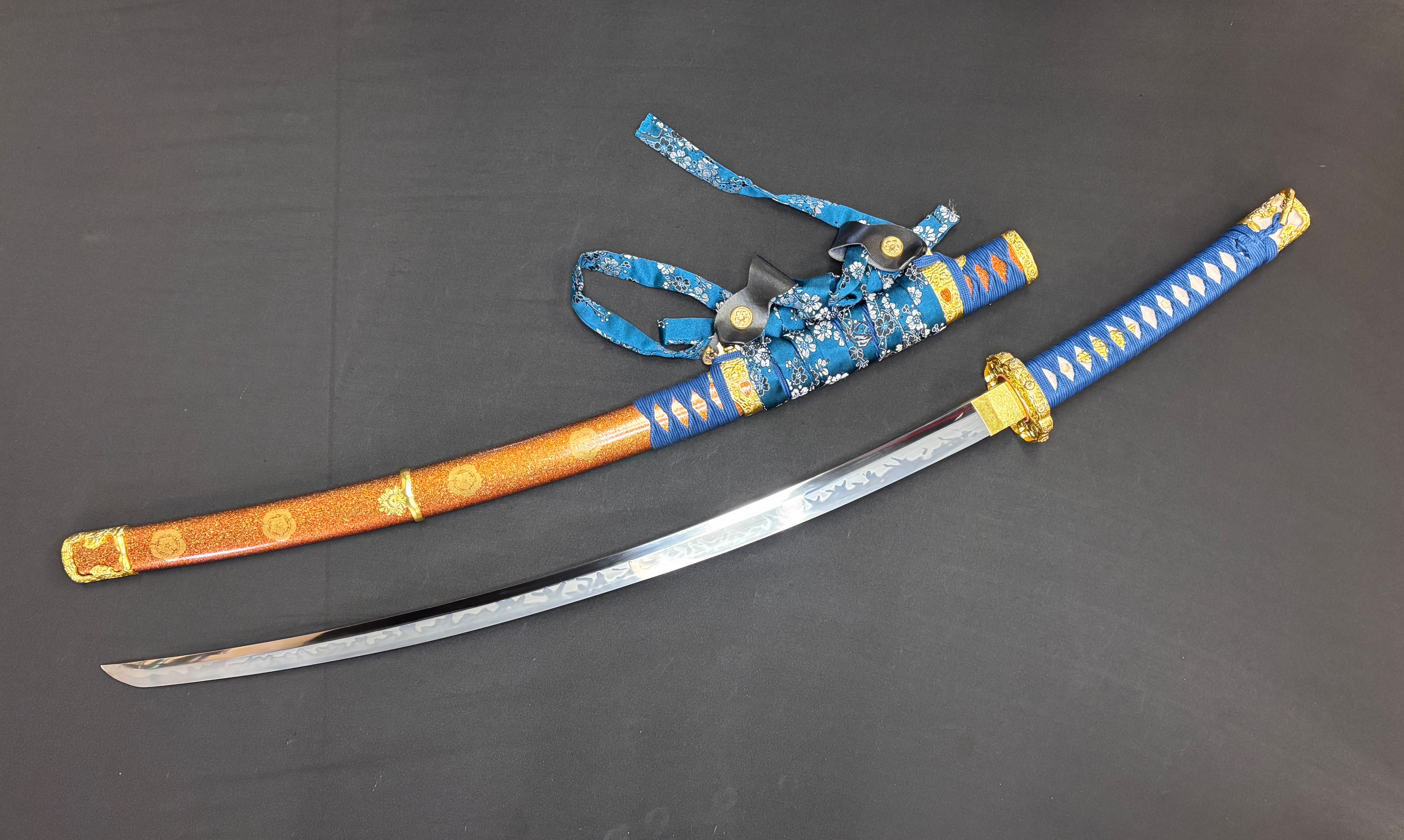Phoenix Armory Tachi - Blue Gold Sakura