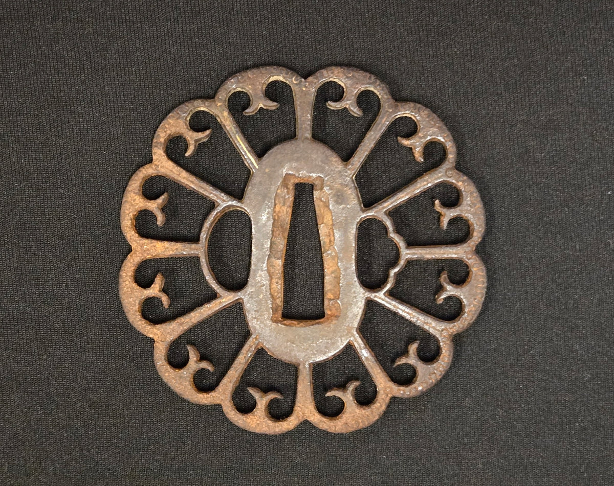 Antique Tsuba - Iron Sukashi