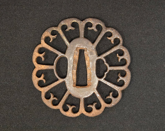 Antique Tsuba - Iron Sukashi