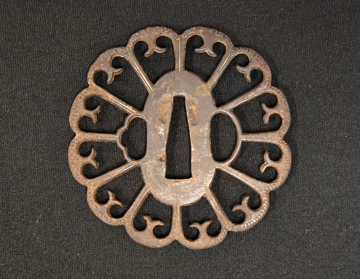Antique Tsuba - Iron Sukashi