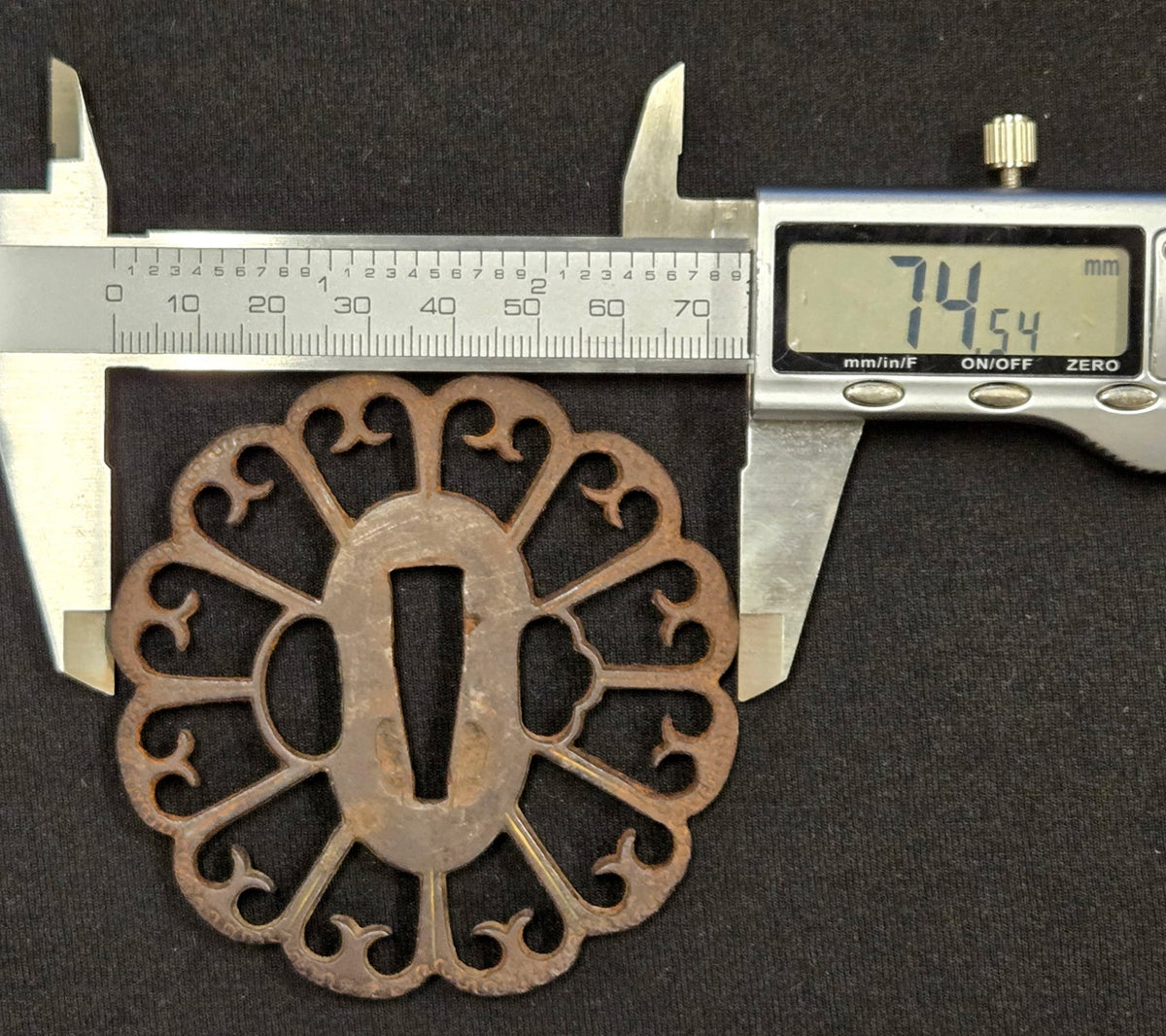 Antique Tsuba - Iron Sukashi