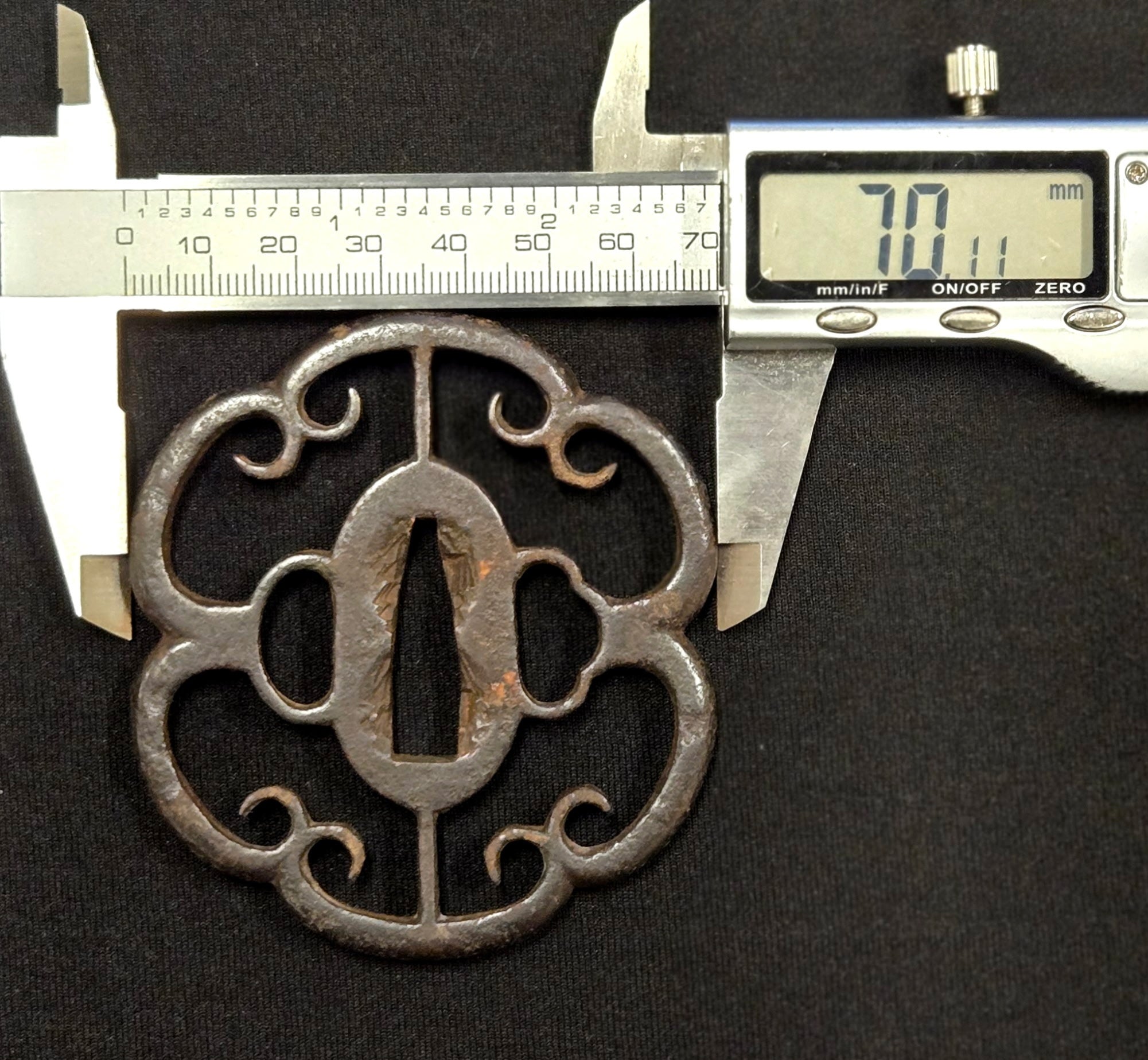 Antique Tsuba - Iron Sukashi