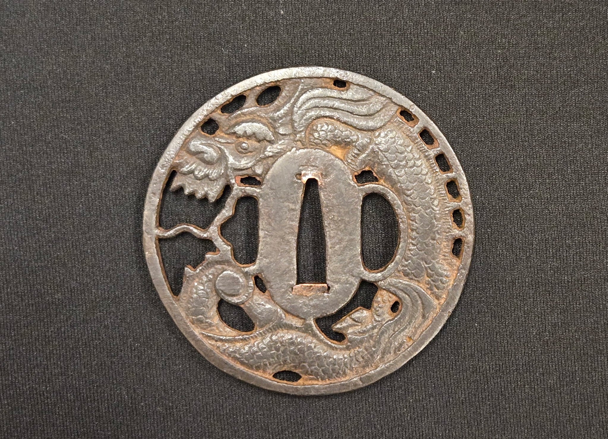 Antique Tsuba - Dragon