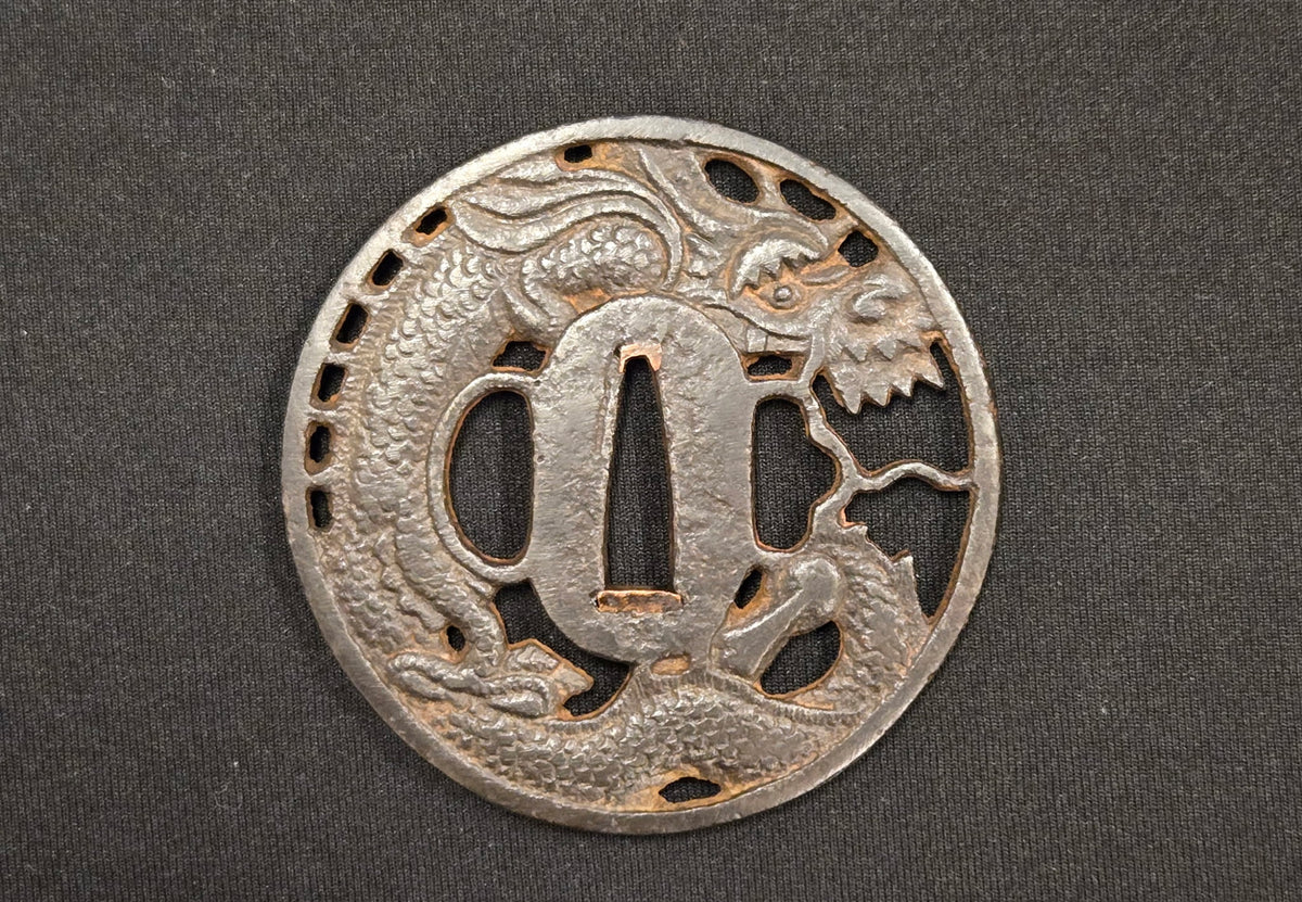 Antique Tsuba - Dragon
