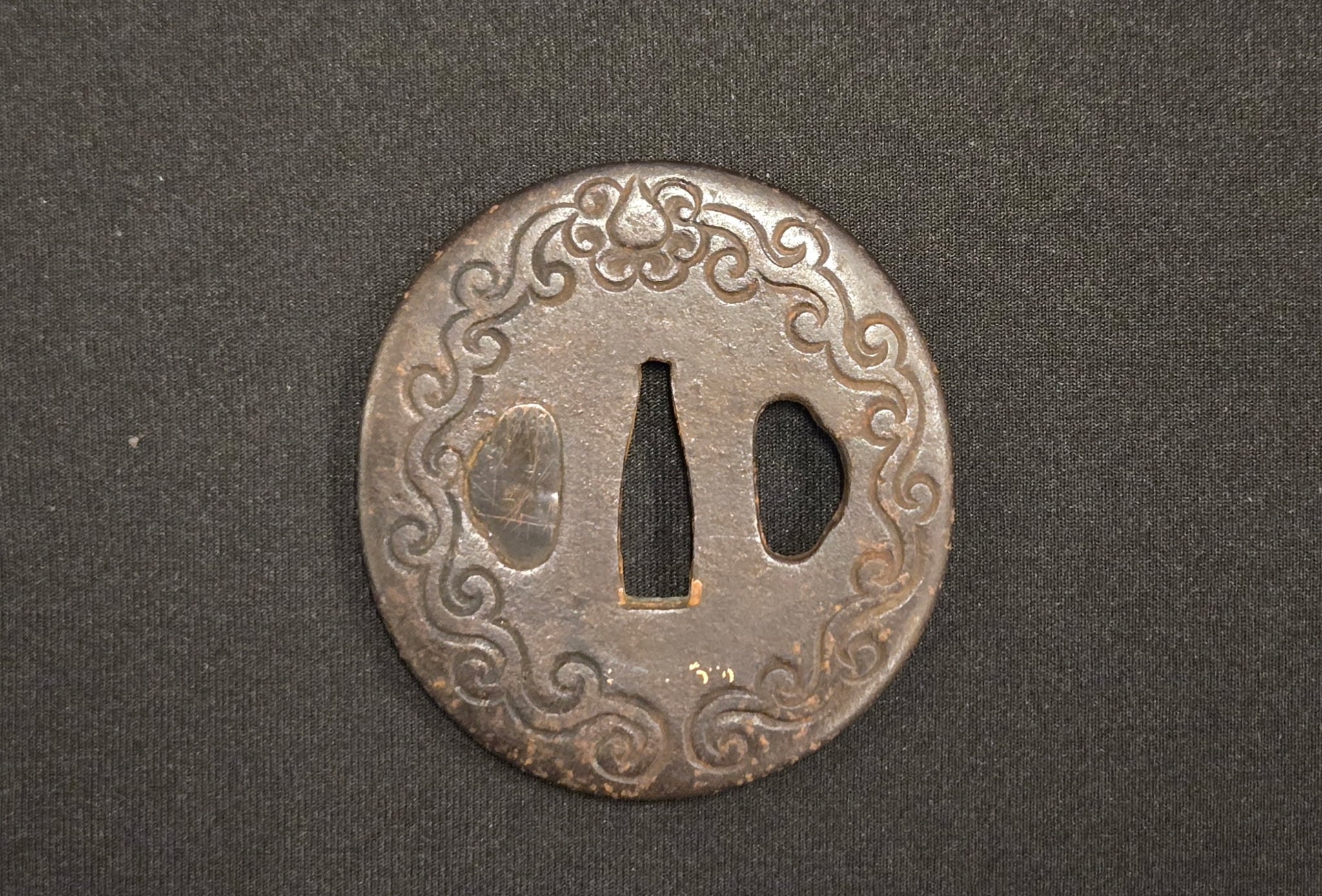Antique Tsuba - Iron Dragon