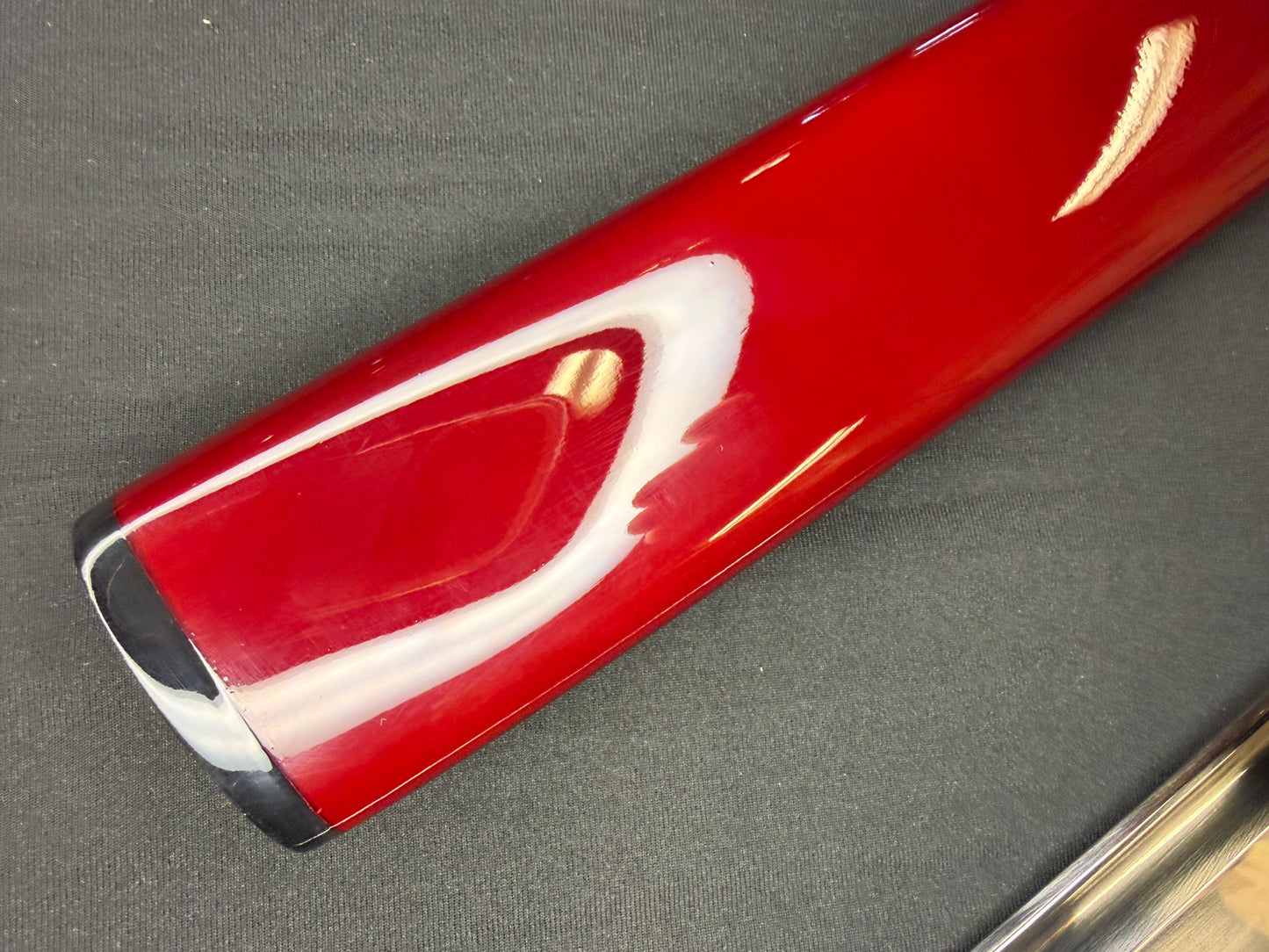 Legacy Steel O-Katana Titan Stout - Red Musashi with Bo-hi, Choji Hamon, 1095 Clay Tempered