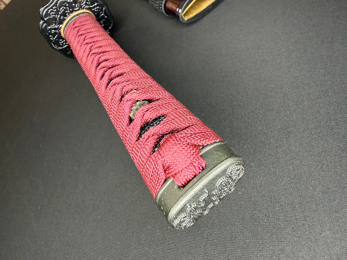 Legacy Steel O-Katana Titan Stout - Red Imperial with Bo-hi, Choji Hamon, 1095 Clay Tempered