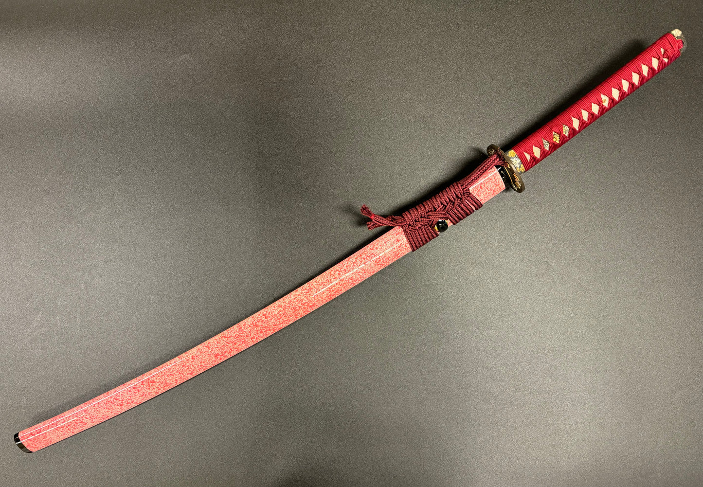 Moritaka Razor Elite - Scarlet Bloom Katana - T10 Clay-tempered