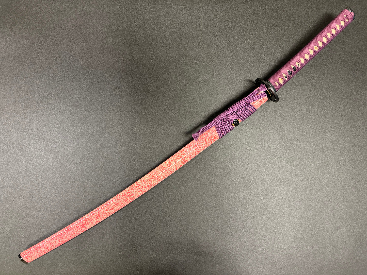 Moritaka Razor Katana - Lilac Rose T10 Clay-tempered