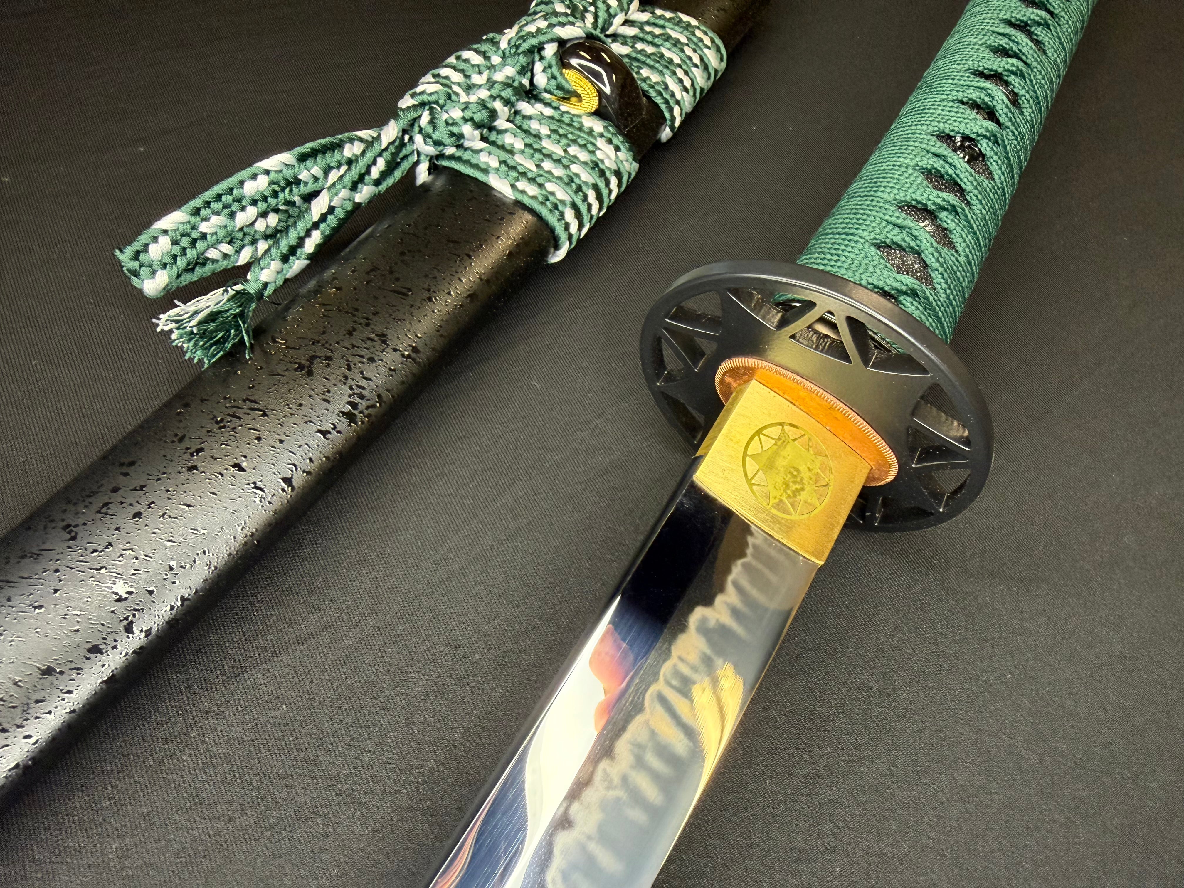 Legacy Blades Nodachi - Emerald Star 1095 Clay Tempered