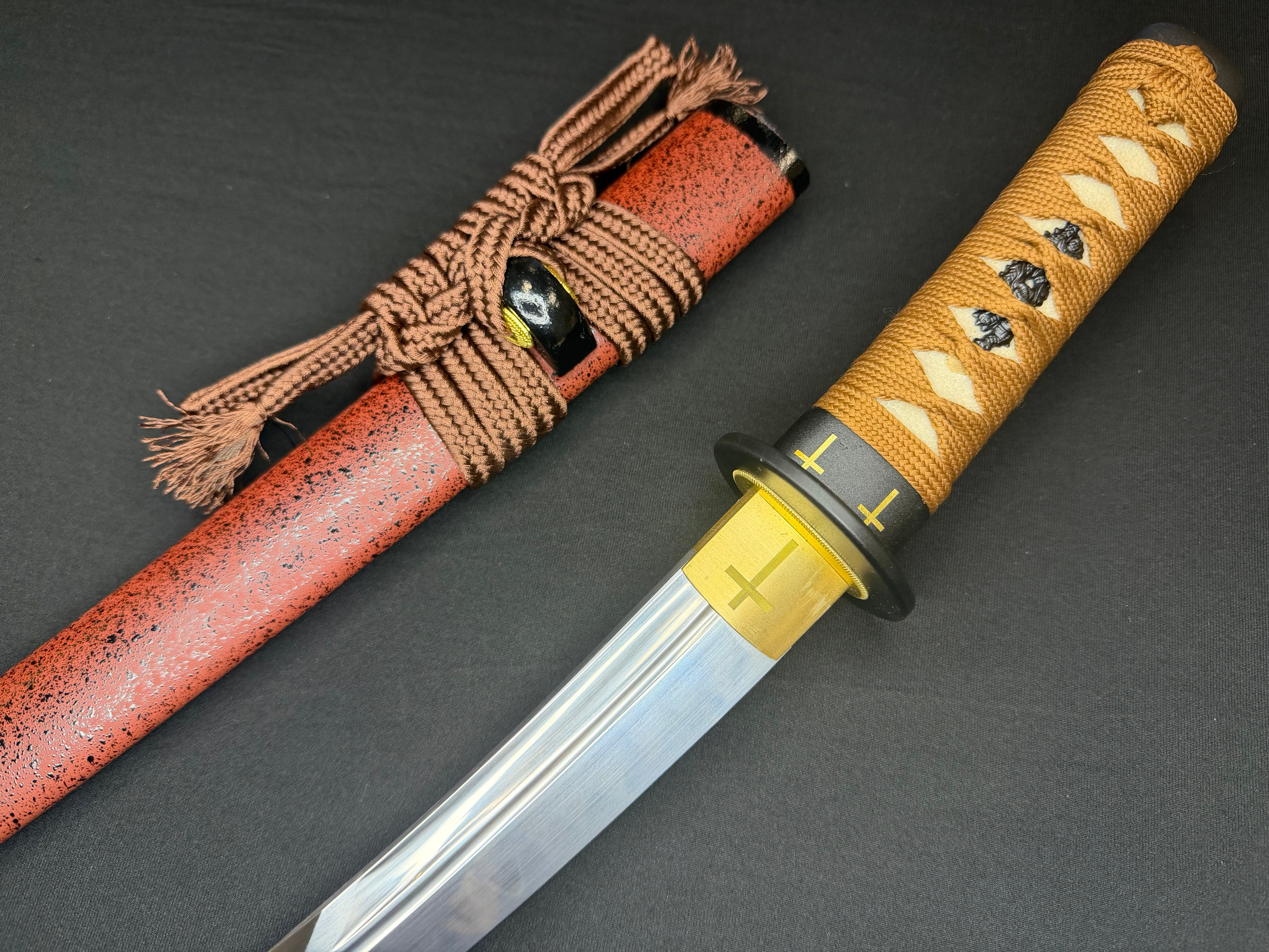 Phoenix Armory Tanto - Sacred Thorn Unokubi T10 Clay Tempered