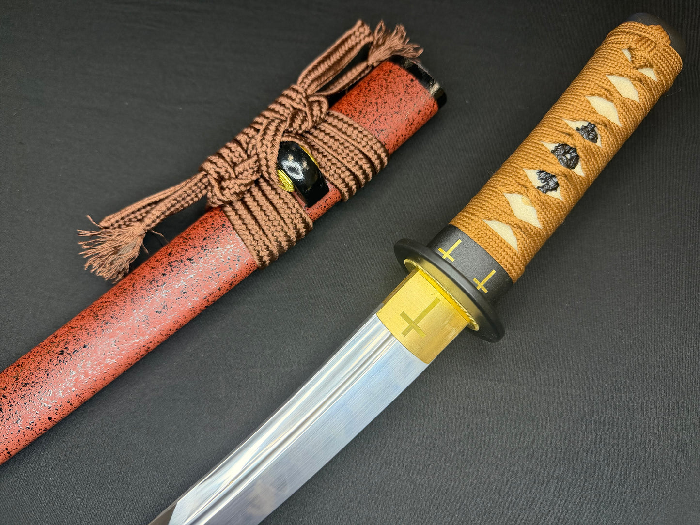 Phoenix Armory Tanto - Sacred Thorn Unokubi T10 Clay Tempered